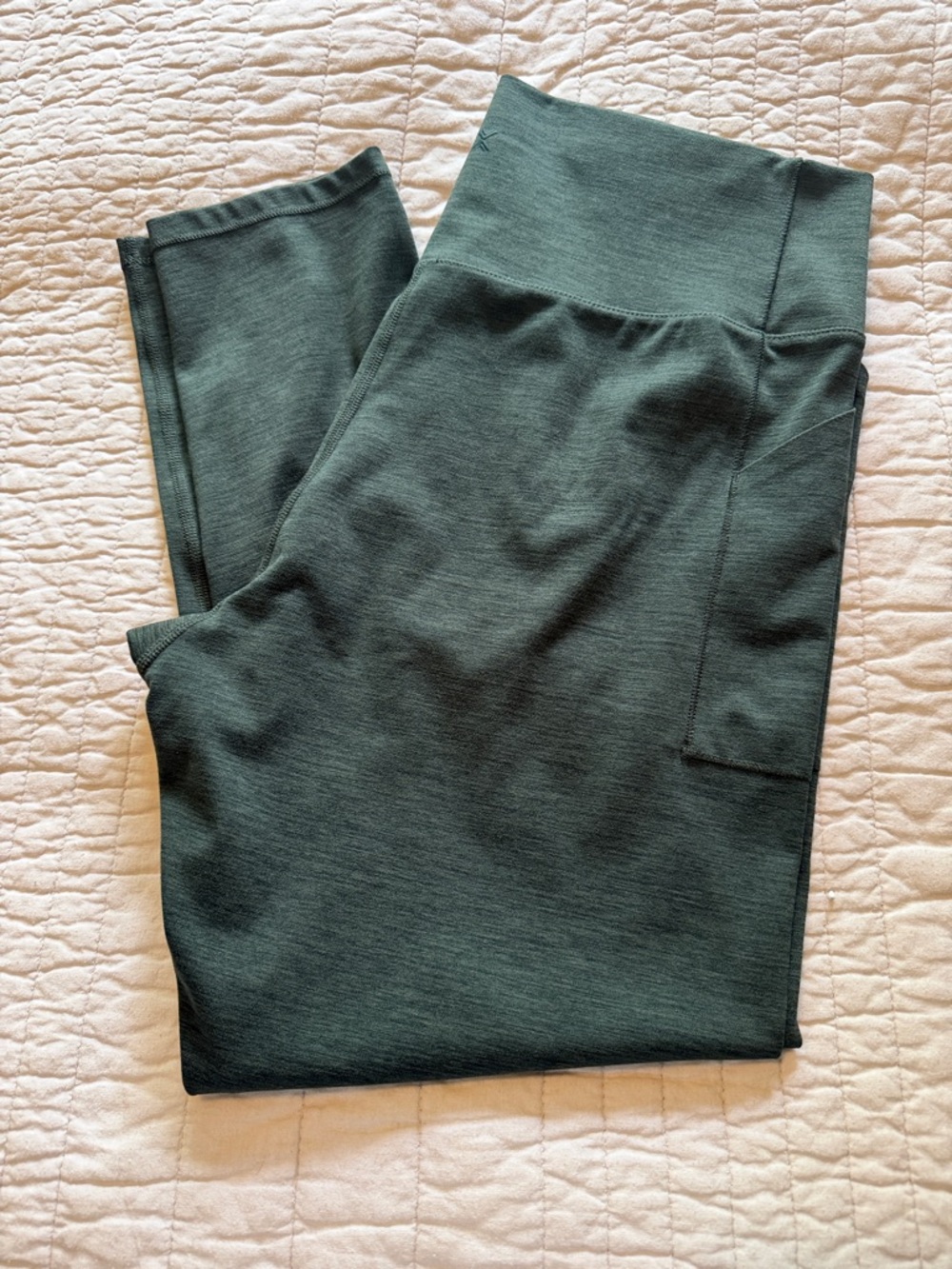 Xersion Deep Green High-Waist Leggings